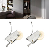 2Set Cabinet Sliding Door Window Roller Pulley Stainless Steel Sliding Door Window Roller Pulley Including Upper Wheel Waterproof Copper Core Concave Wheel