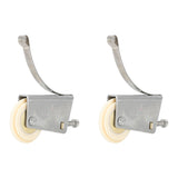2Set Cabinet Sliding Door Window Roller Pulley Stainless Steel Sliding Door Window Roller Pulley Including Upper Wheel Waterproof Copper Core Cam Wheel - Front View