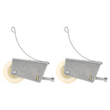 2Set Cabinet Sliding Door Window Roller Pulley Stainless Steel Sliding Door Window Roller Pulley Including Upper Wheel Waterproof Copper Core Cam Wheel