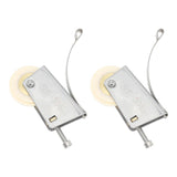 2Set Cabinet Sliding Door Window Roller Pulley Stainless Steel Sliding Door Window Roller Pulley Including Upper Wheel Waterproof Copper Core Cam Wheel - 45-Degree Angle