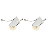 2Set Cabinet Sliding Door Window Roller Pulley Stainless Steel Sliding Door Window Roller Pulley Including Upper Wheel Waterproof Copper Core Cam Wheel