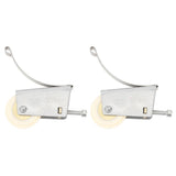 2Set Cabinet Sliding Door Window Roller Pulley Stainless Steel Sliding Door Window Roller Pulley Including Upper Wheel Waterproof Copper Core Cam Wheel