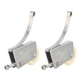 2Set Cabinet Sliding Door Window Roller Pulley Stainless Steel Sliding Door Window Roller Pulley Including Upper Wheel Waterproof Copper Core Cam Wheel - Low Angle