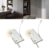 2Set Cabinet Sliding Door Window Roller Pulley Stainless Steel Sliding Door Window Roller Pulley Including Upper Wheel Waterproof Copper Core Cam Wheel - Extra Image