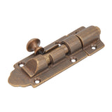 Barrel Bolt Buckle Rust Proof High Hardness Brass Antique Sliding Door Latch for Window Closet Furniture - Front View