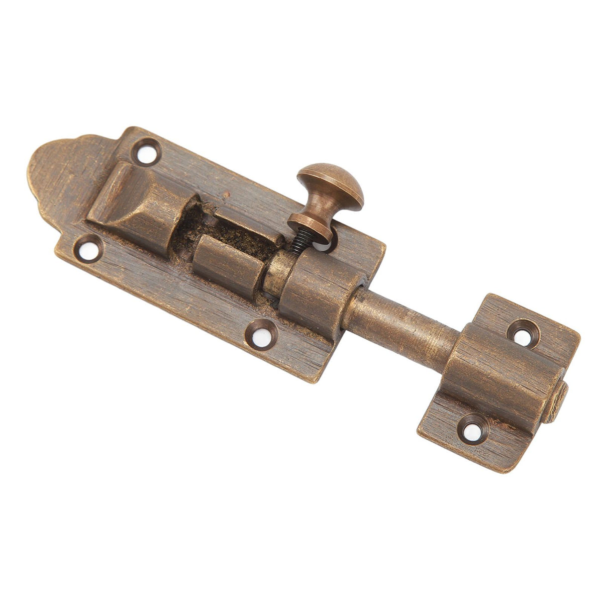 Barrel Bolt Buckle Rust Proof High Hardness Brass Antique Sliding Door Latch for Window Closet Furniture