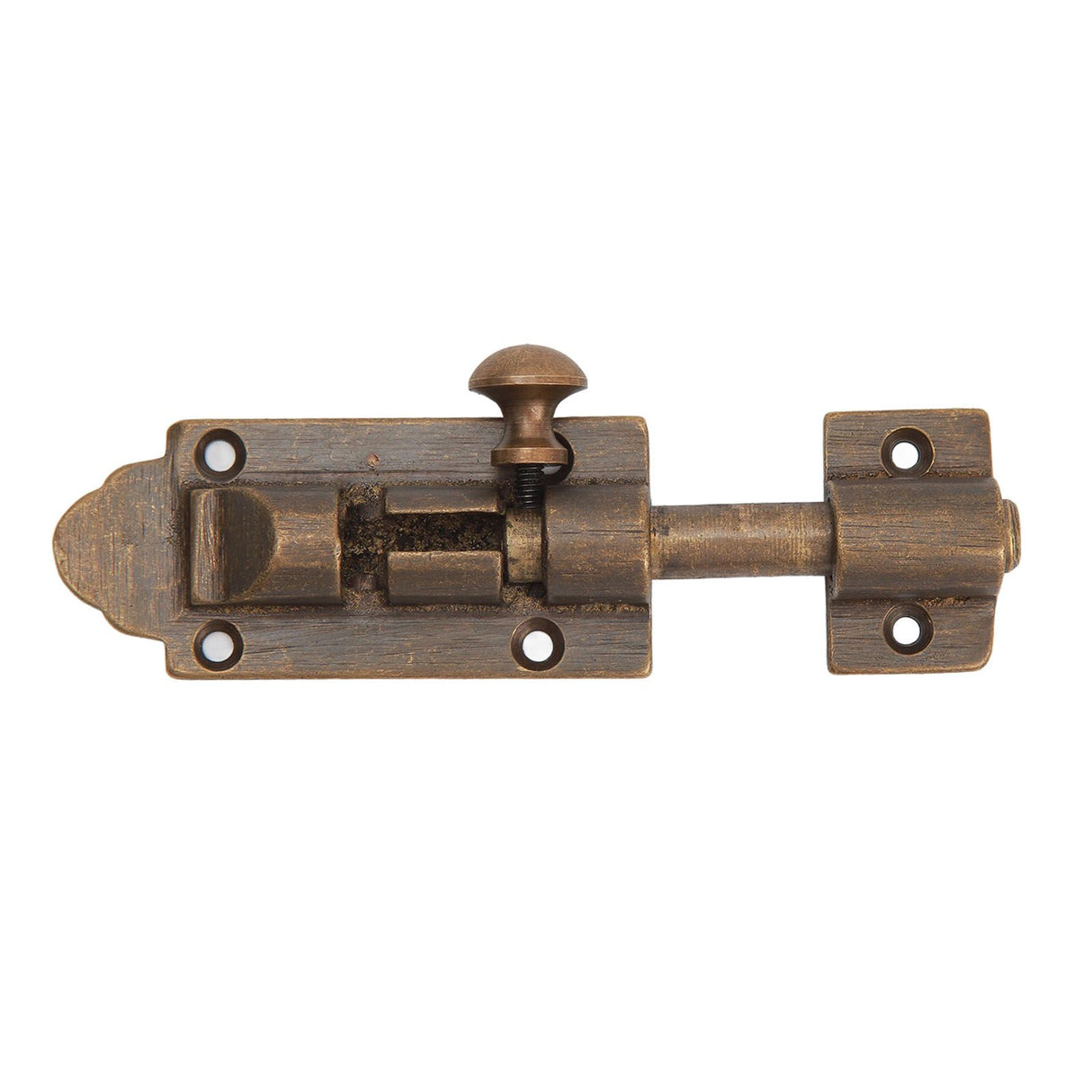 Barrel Bolt Buckle Rust Proof High Hardness Brass Antique Sliding Door Latch for Window Closet Furniture