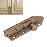 Barrel Bolt Buckle Rust Proof High Hardness Brass Antique Sliding Door Latch for Window Closet Furniture