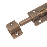 Barrel Bolt Buckle Rust Proof High Hardness Brass Antique Sliding Door Latch for Window Closet Furniture - Extra Image