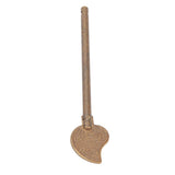 2 Pcs Door Latch Locking Pin 11cm Leaf Shape Retro Style Brass Cabinet Key Latch Bolt Locking Pin - Extra Image