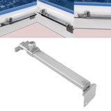 Casement Window Hinge Aluminum Alloy Windproof Concealed Hinge for Push Out Casement Windows Positioning Buckle Type 02