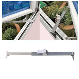 Casement Window Hinges Aluminum Alloy Security Window Stay Exquisite Casement Window Stopper for Home Library Office 03 - Extra Image