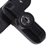 External Window Lock Catch Aluminum Alloy Anti Theft Flat Window Buckle Lock for Single Double Windows Black - Extra Image