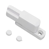 Window Latch Sash Lock Aluminum Alloy Anti Theft T Type Universal Child Proof Safety Lock for Home Security White - Front View