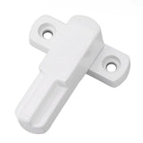Window Latch Sash Lock Aluminum Alloy Anti Theft T Type Universal Child Proof Safety Lock for Home Security White