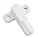 Window Latch Sash Lock Aluminum Alloy Anti Theft T Type Universal Child Proof Safety Lock for Home Security White