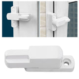 Window Latch Sash Lock Aluminum Alloy Anti Theft T Type Universal Child Proof Safety Lock for Home Security White - Extra Image
