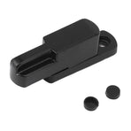Window Latch Sash Lock Aluminum Alloy Anti Theft T Type Universal Child Proof Safety Lock for Home Security Black