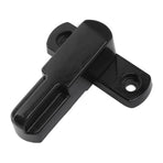 Window Latch Sash Lock Aluminum Alloy Anti Theft T Type Universal Child Proof Safety Lock for Home Security Black
