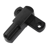 Window Latch Sash Lock Aluminum Alloy Anti Theft T Type Universal Child Proof Safety Lock for Home Security Black - 45-Degree Angle