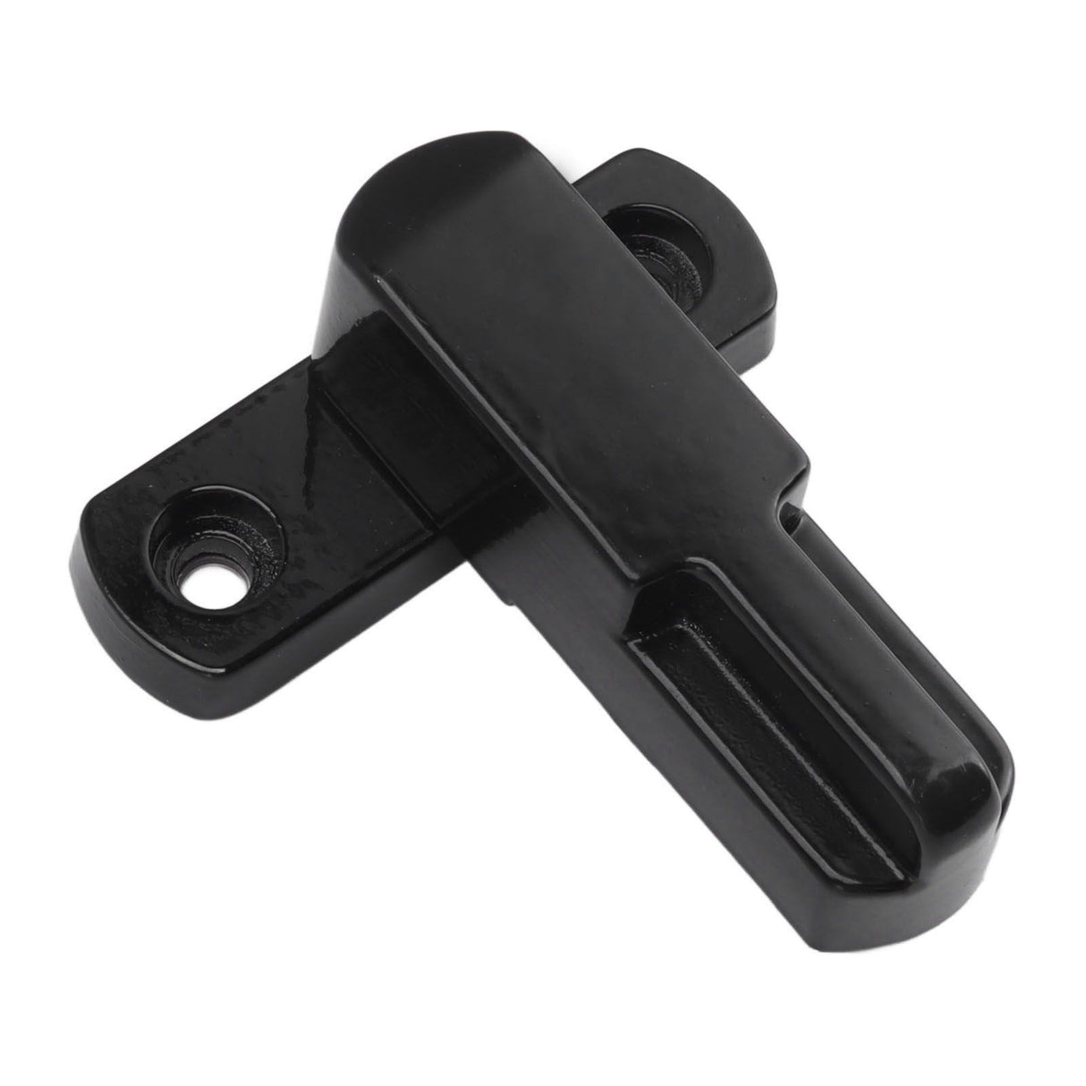 Window Latch Sash Lock Aluminum Alloy Anti Theft T Type Universal Child Proof Safety Lock for Home Security Black