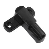 Window Latch Sash Lock Aluminum Alloy Anti Theft T Type Universal Child Proof Safety Lock for Home Security Black - Low Angle