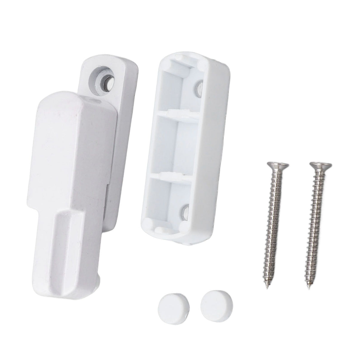 Window Sash Lock Aluminum Alloy T Type Sliding Window Latch Child Proof Safety Lock for Home Security White