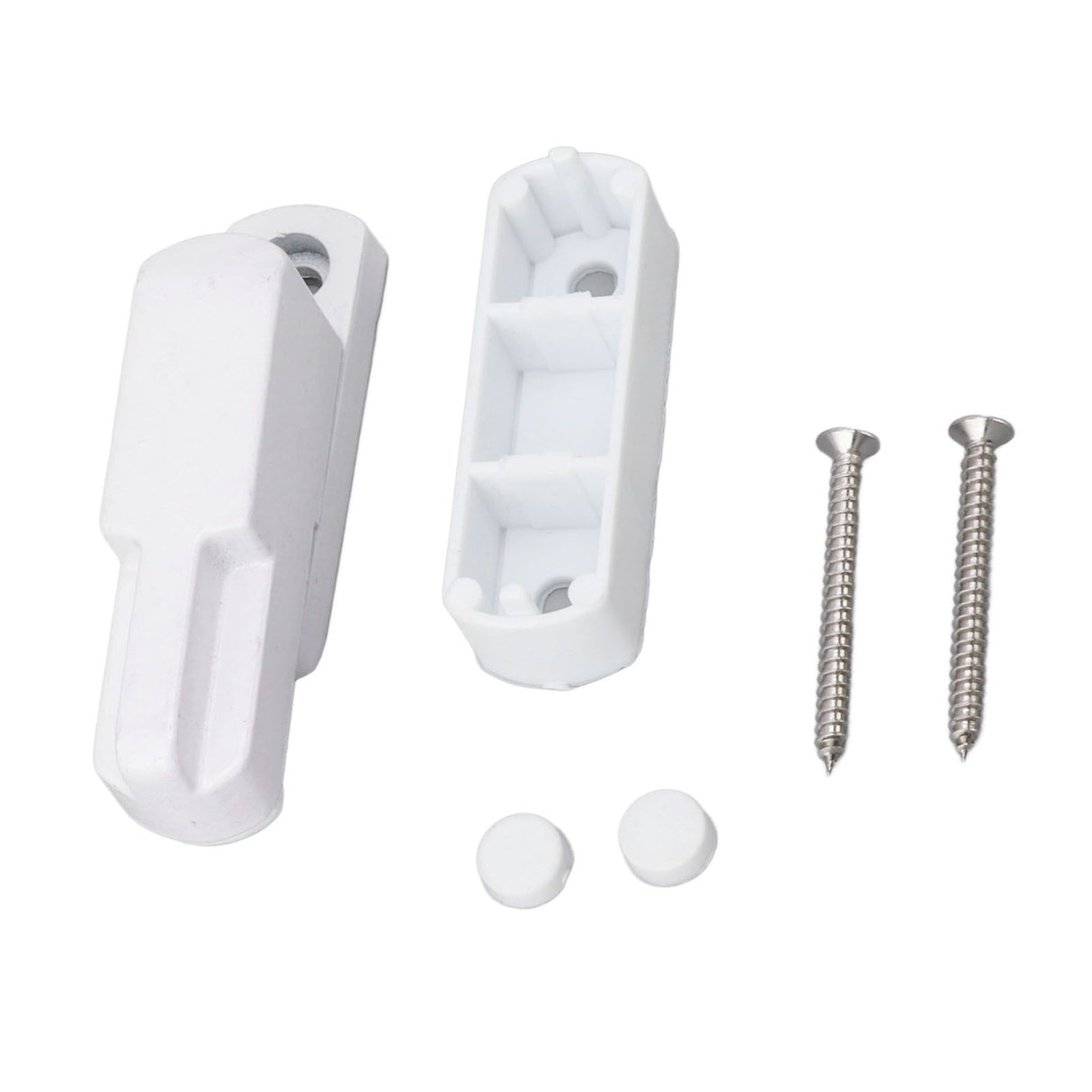 Window Sash Lock Aluminum Alloy T Type Sliding Window Latch Child Proof Safety Lock for Home Security White
