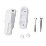 Window Sash Lock Aluminum Alloy T Type Sliding Window Latch Child Proof Safety Lock for Home Security White - Extra Image