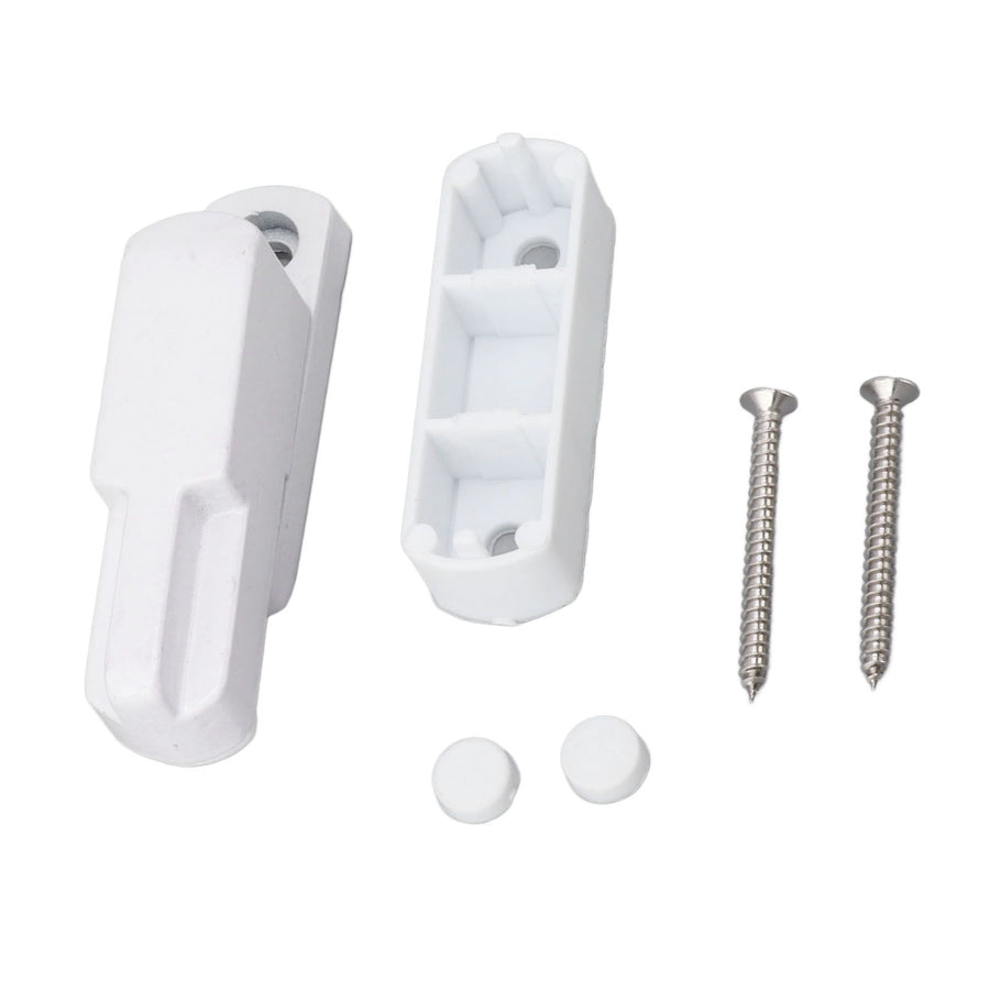 Window Sash Lock Aluminum Alloy T Type Sliding Window Latch Child Proof Safety Lock for Home Security White