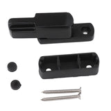 Window Sash Lock Aluminum Alloy T Type Sliding Window Latch Child Proof Safety Lock for Home Security Black