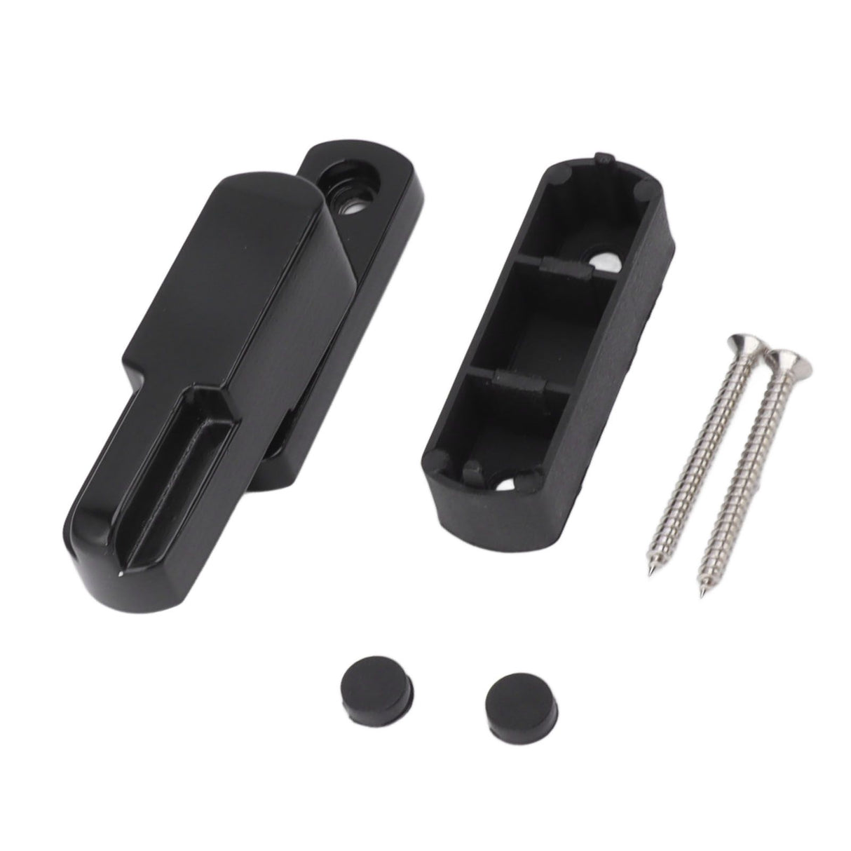 Window Sash Lock Aluminum Alloy T Type Sliding Window Latch Child Proof Safety Lock for Home Security Black