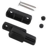 Window Sash Lock Aluminum Alloy T Type Sliding Window Latch Child Proof Safety Lock for Home Security Black