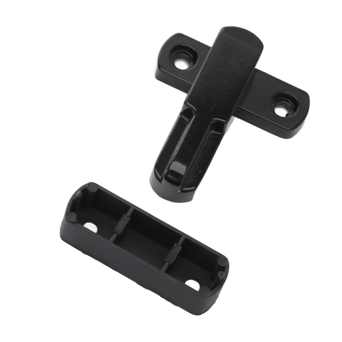 Window Sash Lock Aluminum Alloy T Type Sliding Window Latch Child Proof Safety Lock for Home Security Black