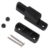 Window Sash Lock Aluminum Alloy T Type Sliding Window Latch Child Proof Safety Lock for Home Security Black - Low Angle