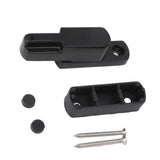 Window Sash Lock Aluminum Alloy T Type Sliding Window Latch Child Proof Safety Lock for Home Security Black