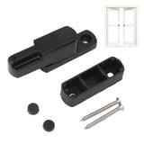 Window Sash Lock Aluminum Alloy T Type Sliding Window Latch Child Proof Safety Lock for Home Security Black