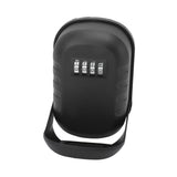 Key Lock Box Safe Security Wall Mounted Waterproof Password Combination Lock Storage Box for House Key Matte Black - Top-Down View