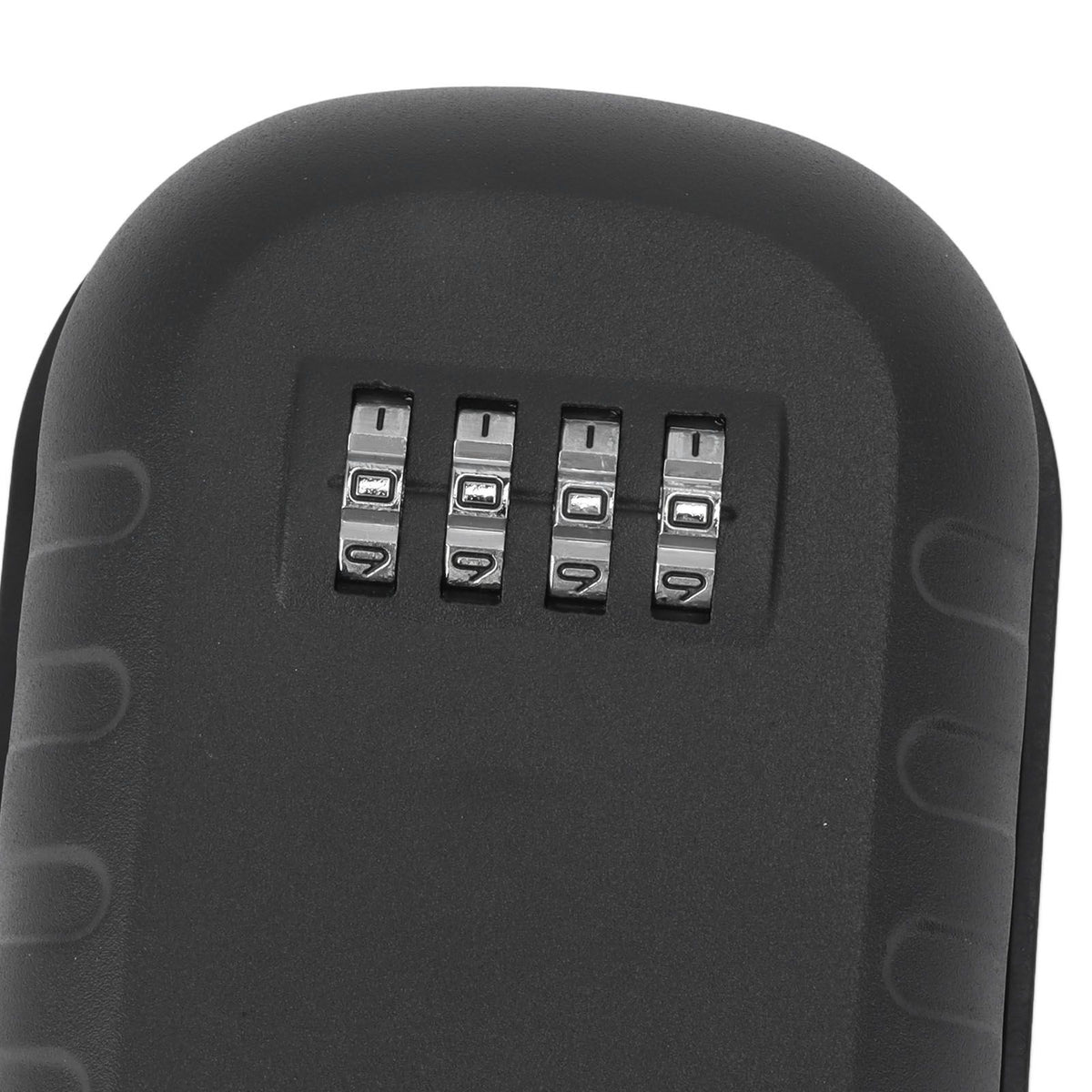 Key Lock Box Safe Security Wall Mounted Waterproof Password Combination Lock Storage Box for House Key Matte Black