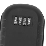 Key Lock Box Safe Security Wall Mounted Waterproof Password Combination Lock Storage Box for House Key Matte Black