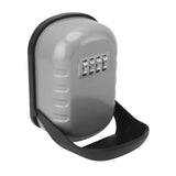 Key Lock Box Safe Security Wall Mounted Waterproof Password Combination Lock Storage Box for House Key Flash Silver