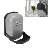 Key Lock Box Safe Security Wall Mounted Waterproof Password Combination Lock Storage Box for House Key Flash Silver - Extra Image