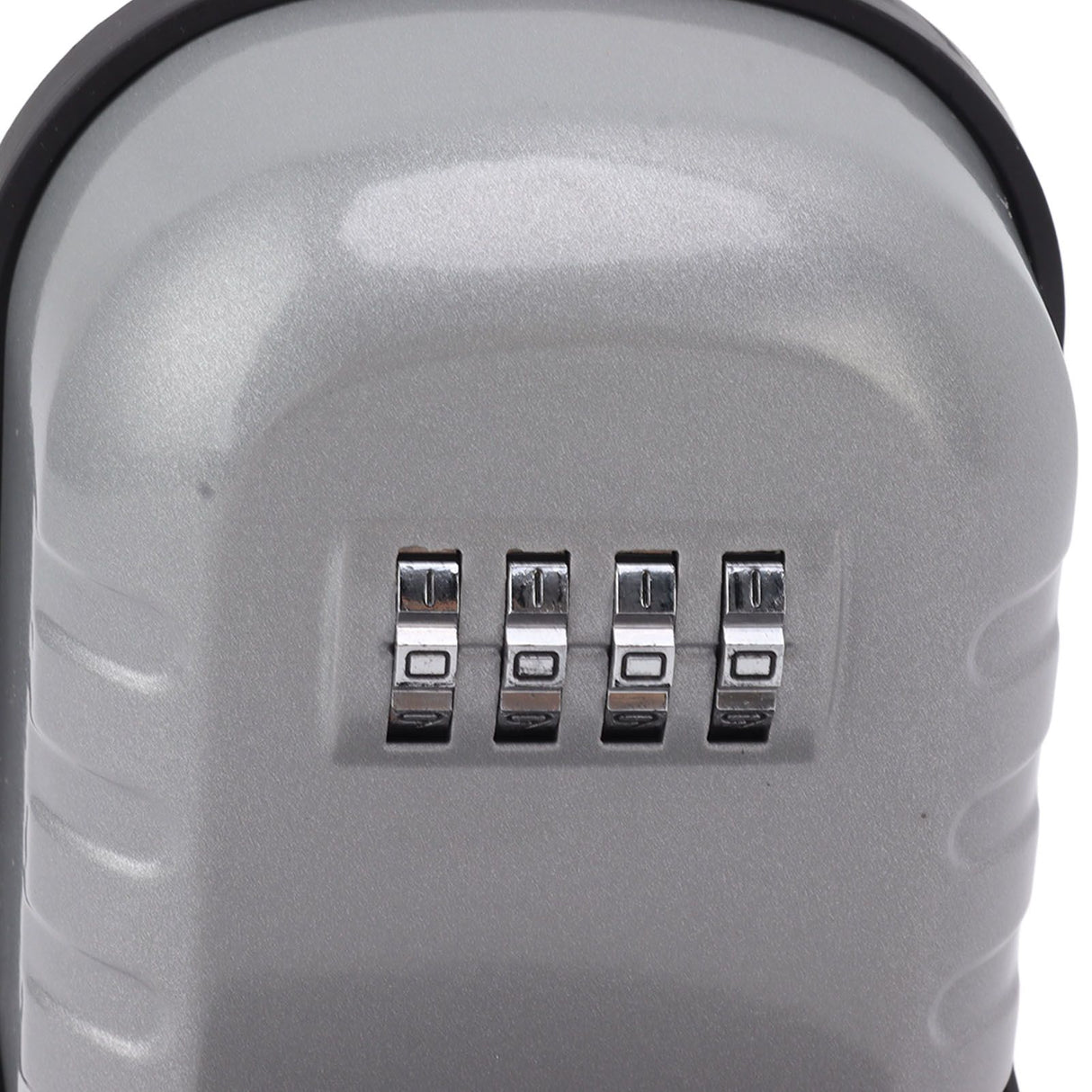 Key Lock Box Safe Security Wall Mounted Waterproof Password Combination Lock Storage Box for House Key Flash Silver