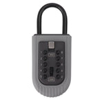 Key Lock Box Code Access Weather Resistant Wall Mount Safety Lock Box Key Lockbox with Hook for Home Car