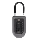 Key Lock Box Code Access Weather Resistant Wall Mount Safety Lock Box Key Lockbox with Hook for Home Car - Extra Image