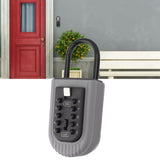 Key Lock Box Code Access Weather Resistant Wall Mount Safety Lock Box Key Lockbox with Hook for Home Car