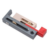 JF06 Table Saw Slot Adjuster Mortise and Tenon Tool Woodworking Movable Measuring Block