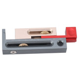 JF06 Table Saw Slot Adjuster Mortise and Tenon Tool Woodworking Movable Measuring Block