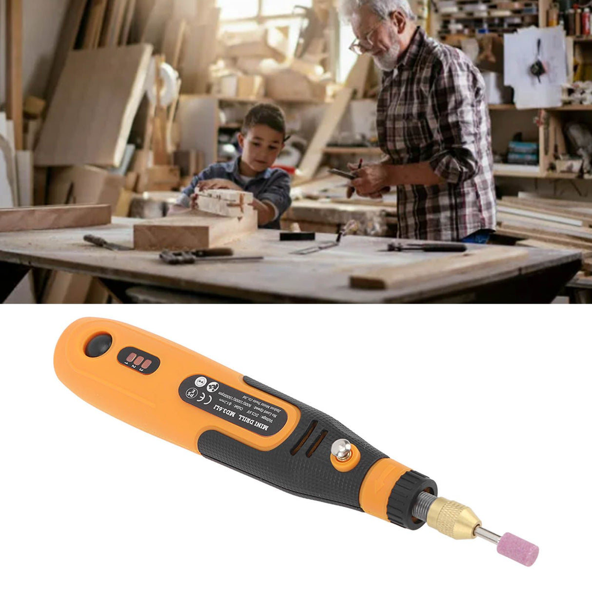 Electric Carving Pen 3.6V Multifunctional USB Mini Engraver Mini Electric Engraver Etching Pen for Grinding Polishing