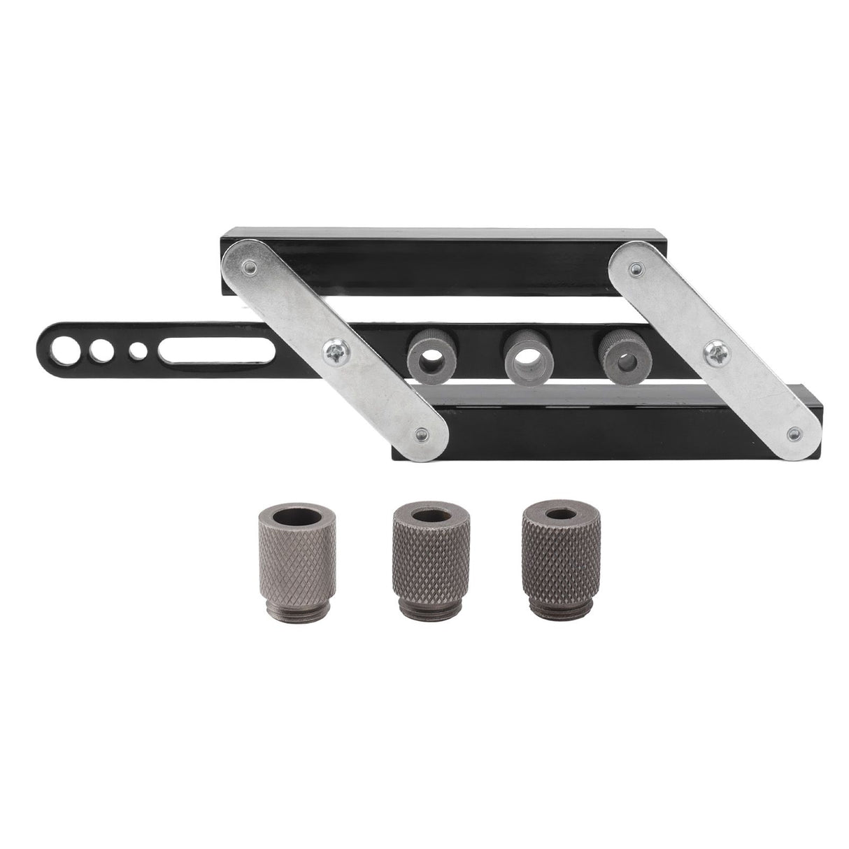 Hole Punch Locator Self Centering Doweling Jig Adjustable Drilling Guide Template DIY Woodworking Tool Kit